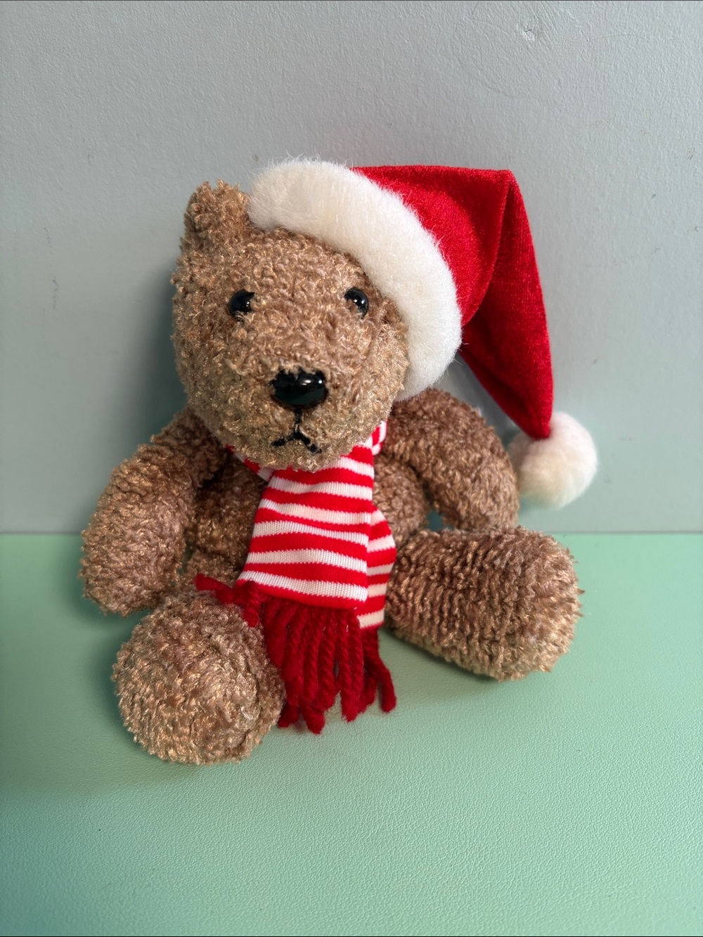 Sears Kringle Christmas Teddy Bear Plush Stuffed Animal, Kids Plush Toy